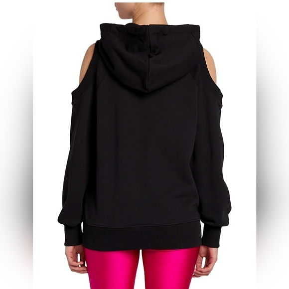 Versace Jeans Couture Cold-Shoulder Logo Hoodie - Picture 6 of 6